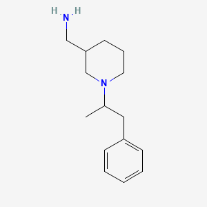 molecular formula C15H24N2 B1475400 (1-(1-Phenylpropan-2-yl)piperidin-3-yl)methanamine CAS No. 1888847-78-6