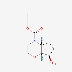 (4aS,7R,7aR)-tert-butyl7-hydroxyhexahydrocyclopenta[b][1,4]oxazine-4(4aH)-carboxylate