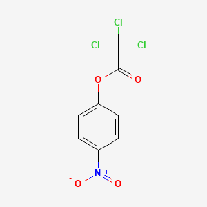 molecular formula C8H4Cl3NO4 B14754120 4-Nitrophenyl trichloroacetate CAS No. 782-89-8