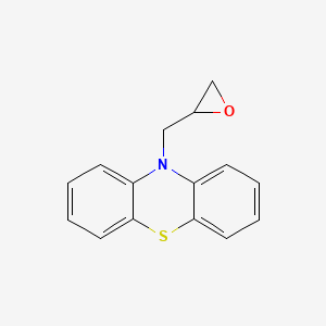 molecular formula C15H13NOS B14754125 10-(Oxiran-2-ylmethyl)phenothiazine CAS No. 2461-44-1