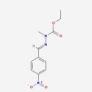 3-(p-Nitrobenzylidene)-2-methylcarbazic acid ethyl ester