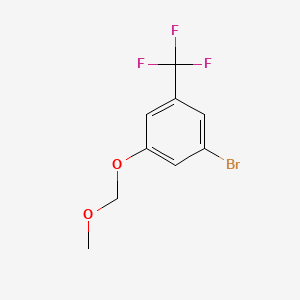 molecular formula C9H8BrF3O2 B14754162 1-Bromo-3-(methoxymethoxy)-5-(trifluoromethyl)benzene 