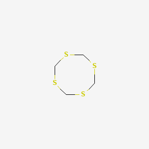 molecular formula C4H8S4 B14754183 1,3,5,7-Tetrathiocane CAS No. 2373-00-4