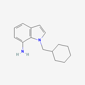 molecular formula C15H20N2 B1475419 1-环己甲基-1H-吲哚-7-基胺 CAS No. 1712025-09-6