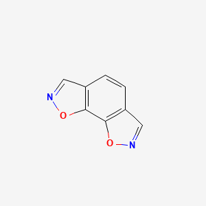 molecular formula C8H4N2O2 B14754211 [1,2]oxazolo[4,5-g][1,2]benzoxazole CAS No. 211-49-4