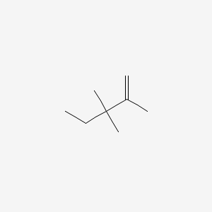 molecular formula C8H16 B14754257 2,3,3-Trimethyl-1-pentene CAS No. 560-23-6