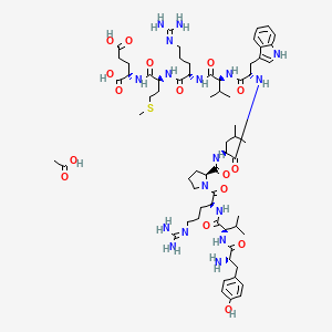 molecular formula C65H101N17O16S B14754296 BDC2.5 mimotope 1040-31 acetate 