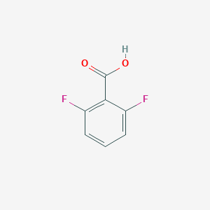 molecular formula C7H4F2O2 B147543 2,6-二氟苯甲酸 CAS No. 385-00-2