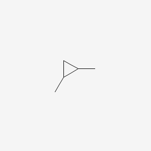 molecular formula C5H10 B14754300 1,2-Dimethylcyclopropane CAS No. 2511-95-7