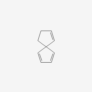 molecular formula C9H10 B14754320 Spiro(4.4)nona-1,3,6-triene CAS No. 766-30-3