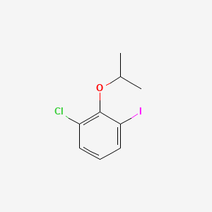 molecular formula C9H10ClIO B14754352 1-Chloro-3-iodo-2-isopropoxybenzene 