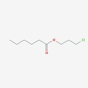 molecular formula C9H17ClO2 B14754353 Hexanoic acid, 3-chloropropyl ester CAS No. 927-50-4