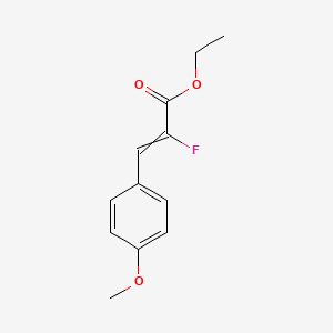 2-Propenoic acid, 2-fluoro-3-(4-methoxyphenyl)-, ethyl ester