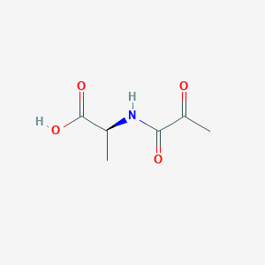 molecular formula C6H9NO4 B14754429 N-(2-Oxopropanoyl)-L-alanine CAS No. 2392-63-4