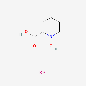 molecular formula C6H11KNO3 B14754440 1-Hydroxy-2-piperidinecarboxylic acid (potassium);NHP (potassium) 