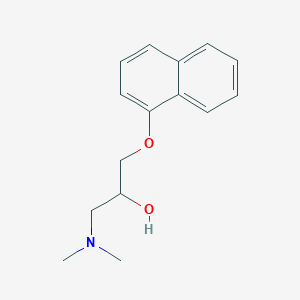 molecular formula C15H19NO2 B14754441 1-(Dimethylamino)-3-(1-naphthalenyloxy)-2-propanol CAS No. 2111-26-4