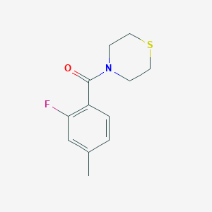 (2-Fluoro-4-methylphenyl)(thiomorpholino)methanone