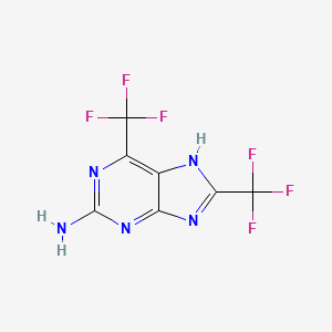 6,8-bis(trifluoromethyl)-7H-purin-2-amine