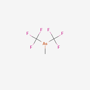 Arsine, methylbis(trifluoromethyl)-