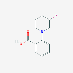 2-(3-Fluoropiperidin-1-yl)benzoic acid