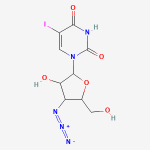 molecular formula C9H10IN5O5 B14754535 3'-Azido-3'-deoxy-5-iodouridine 