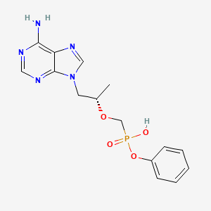 phenyl hydrogen ((((S)-1-(6-amino-9H-purin-9-yl)propan-2-yl)oxy)methyl)phosphonate