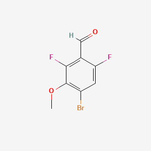 4-Bromo-2,6-difluoro-3-methoxybenzaldehyde