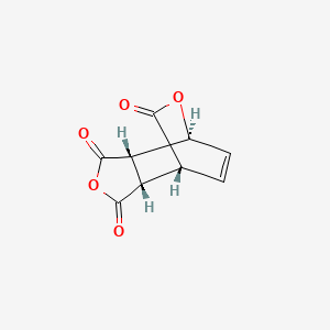 molecular formula C9H6O5 B14754646 (3aS,4S,7R,7aS)-3a,4,7,7a-Tetrahydro-4,7-(epoxymethano)-2-benzofuran-1,3,8-trione CAS No. 1515-21-5