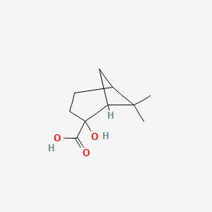 Bicyclo[3.1.1]heptane-2-carboxylic acid, 2-hydroxy-6,6-dimethyl-