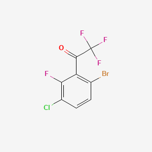 1-(6-Bromo-3-chloro-2-fluorophenyl)-2,2,2-trifluoroethanone