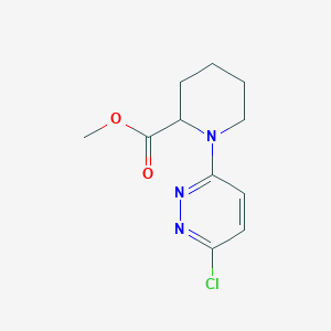 B1475482 Methyl 1-(6-chloropyridazin-3-yl)piperidine-2-carboxylate CAS No. 1543554-15-9