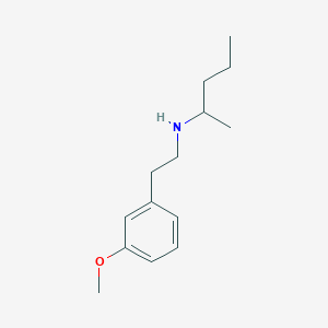 B1475484 [2-(3-Methoxyphenyl)ethyl](pentan-2-yl)amine CAS No. 1600355-84-7