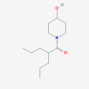 B1475499 1-(4-Hydroxypiperidin-1-yl)-2-propylpentan-1-one CAS No. 1547237-71-7