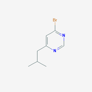 molecular formula C8H11BrN2 B1475507 4-Bromo-6-isobutylpyrimidine CAS No. 1596992-36-7