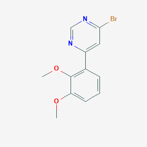 4-Bromo-6-(2,3-dimethoxyphenyl)pyrimidine