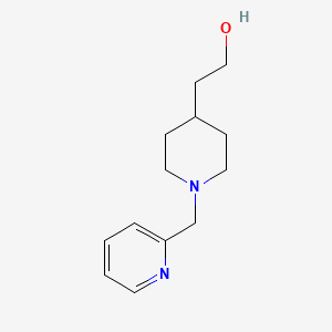 molecular formula C13H20N2O B1475510 2-(1-(Pyridin-2-ylmethyl)piperidin-4-yl)ethan-1-ol CAS No. 1894648-63-5