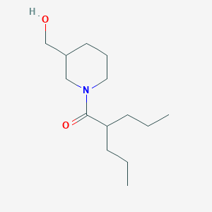 molecular formula C14H27NO2 B1475511 1-[3-(Hydroxymethyl)piperidin-1-yl]-2-propylpentan-1-one CAS No. 1558460-82-4