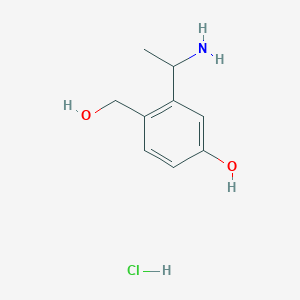 2-(1-Aminoethyl)-4-Hydroxybenzyl Alcohol Hydrochloride