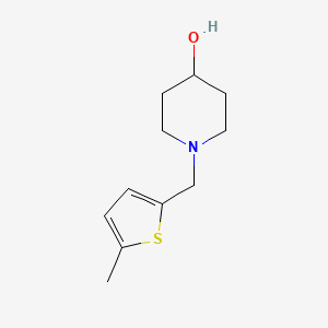 1-((5-Methylthiophen-2-yl)methyl)piperidin-4-ol