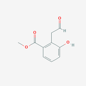 Methyl 3-hydroxy-2-(2-oxoethyl)benzoate