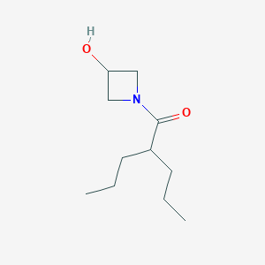 molecular formula C11H21NO2 B1475524 1-(3-Hydroxyazetidin-1-yl)-2-propylpentan-1-one CAS No. 1552223-27-4