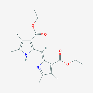 ethyl (2Z)-2-[(3-ethoxycarbonyl-4,5-dimethyl-1H-pyrrol-2-yl)methylidene]-4,5-dimethylpyrrole-3-carboxylate