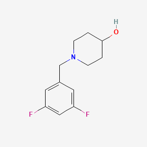 molecular formula C12H15F2NO B1475527 1-(3,5-Difluorobenzyl)piperidin-4-ol CAS No. 1057269-79-0