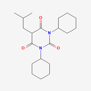 Barbituric acid, 1,3-dicyclohexyl-5-isobutyl-