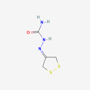 1,2-Dithiolan-4-one, semicarbazone