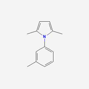 molecular formula C13H15N B14755301 2,5-dimethyl-1-(3-methylphenyl)-1H-pyrrole 