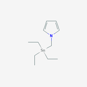 1H-Pyrrole, 1-[(triethylstannyl)methyl]-