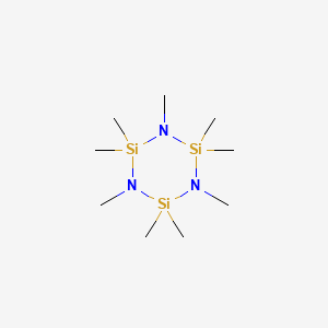 Cyclotrisilazane, nonamethyl-