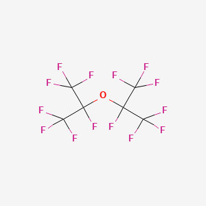 molecular formula C6F14O B14755346 Heptafluoroisopropyl ether 