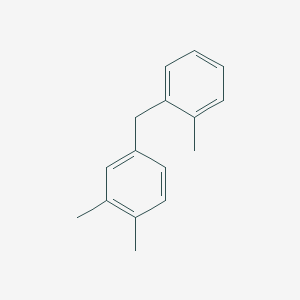 1,2-Dimethyl-4-[(2-methylphenyl)methyl]benzene